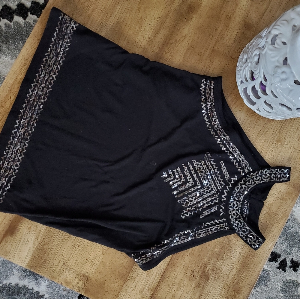 Sequin bling top